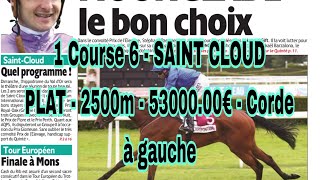 27 octobre 2024 quinte 1 Course 6  SAINT CLOUDPLAT  2500m  5300000€  Corde à gauche [upl. by February]