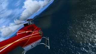 Milviz Bell 407 helicopter  FSXP3D  HD [upl. by Tnarb440]