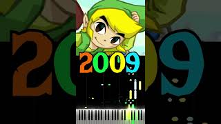 Zeldas Evolution 19862024 zelda piano [upl. by Shawn490]