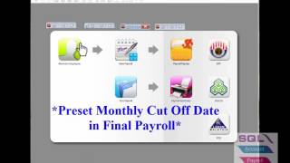 SQL Payroll08How To Set Cut Off Date For Final Payroll [upl. by Setiram668]