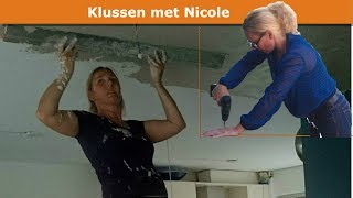 Nicole stuct 51 m2 plafond in woonkamer en keuken [upl. by Elatsyrc]