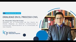 ¿Qué es la oralidad en el proceso Civil [upl. by Ciapas]