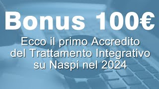 UFFICIALE Pagamento del Trattamento integrativo su Naspi a Febbraio 2024 [upl. by Erdnaxela399]