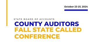 2024 Auditors Fall Conference  Day 1 Part 3 [upl. by Lettig]