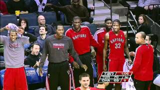 Demar DeRozan MONSTER dunk over Tyrus Thomas HD [upl. by Eek]