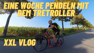 Eine Woche pendeln mit dem Tretroller Yedoo Trexx  XXLVlog [upl. by Standice944]