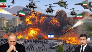 Iranian fighter jets bruttel attack on israelian secret oil supply convey in Gta v [upl. by Sprung335]