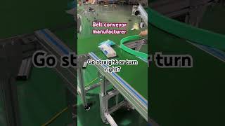 conveyor automation conveyorfactory beltconveyor Go straight or turn right [upl. by Kathye79]