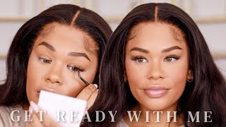 full grwm chill dinner vibes  hair makeup outfit amp fragrance  arnellarmon [upl. by Bunch]