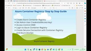 Azure Container Registry StepbyStep Guide [upl. by Dlnaod]