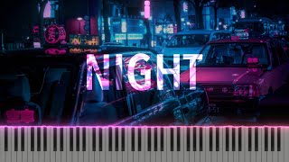 Night I comp by Ludovico Einaudi I Piano Tutorial [upl. by Bunnie835]