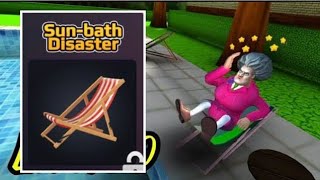 Scary teacher 3Dsun bath Disaster level 10 revenge 🤯 [upl. by Keelin]