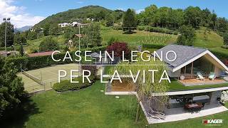 Kager Italia  Case in legno per la vita  Villa a Novara [upl. by Yllim]