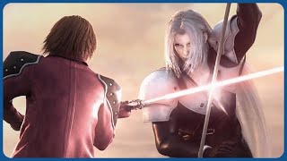 Sephiroth vs Genesis vs Angeal cutscene  Crisis Core Final Fantasy 7 Reunion [upl. by Rosalba428]