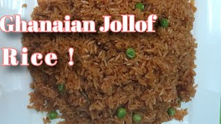 GHANAIAN JOLLOF RICE  SIMPLY ADEL [upl. by Ahsima]