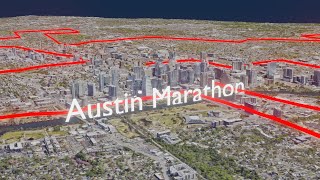 Austin Marathon Course in Austin Texas [upl. by Llennoc]