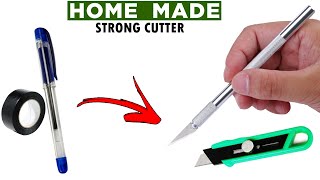 how to make pen knife at home  how to make pen knife  how to make pen knife with pen [upl. by Sang]