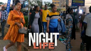 KAMPALA CITY AT NIGHT UGANDA🇺🇬AFRICA [upl. by Nakhsa45]