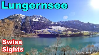 Lungernsee Lungern Lake Switzerland 4K Beautiful Obwalden [upl. by Lashar]