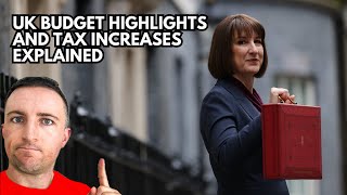 UK budget tax increases explained [upl. by Anibas252]