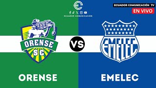 ORENSE VS EMELEC  EN VIVO LIGA PRO 2024  FORMATO RADIO  FECHA 5 [upl. by Jair]