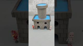 destroying a beautiful miniature clay house 😱307 [upl. by Ube]