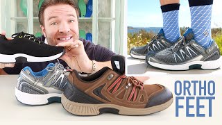 BIOMEDICALLY DESIGNED SHOES 👞 OrthoFeet Review  60 Day Wear Test [upl. by Ynnig]