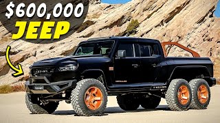 CRAZY Jeep Gladiator 6x6 With A 70L Hemi V8 amp 1300 Horsepower Rezvani Hercules [upl. by Ttergram]