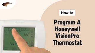 How To Program a Honeywell VisionPro Thermostat [upl. by Ordnazil193]