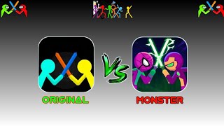 SUPREME DUELIST STICKMAN 🇷🇺 🇧🇷 ORIGINAL VS MONSTER 🇻🇳 stickman shorts animation alanbecker [upl. by Dewitt]