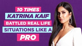 10 Times Katrina Kaif Battled Real Life Situations Like A Pro  Best Interviews [upl. by Bodrogi491]