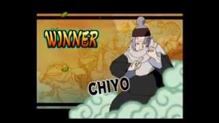 Naruto Ultimate Ninja 4  Chiyo vs TS Tenten [upl. by Eikcir]