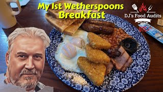 Wow My First Wetherspoons Breakfast Review [upl. by Adias]