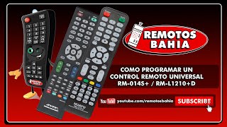 COMO PROGRAMAR UN CONTROL UNIVERSAL RM014S RML1388 RM [upl. by Basilius]