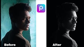 PicsArt black shadow photo editing  black shadow photo editing Artistrajk [upl. by Melinda]