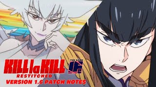 Kill la Kill IF Restitched Version 16 Patch Notes [upl. by Remy]