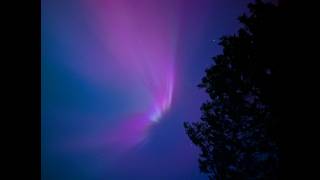 Aurora Borealis Northern Lights from my backyard [upl. by Nosecyrb]