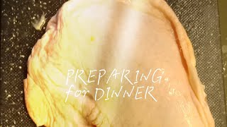 alma medrano quotmix quotvlog is live is cutting the chicken to cook for Dinner [upl. by Boorer]