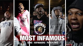 BEST Haymakers amp MOST Infamous BARS  PUNCHLINES amp ROOM SHAKERS In BATTLE RAP  Battlerapsfanatic [upl. by Ailuig]