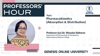 Pharmacokinetics Absorption amp Distribution  Pharmcology  Dr Wanaiza Rahman [upl. by Aicina]