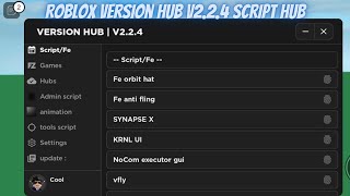 Roblox ScriptHub Verison Hub v224  Pastebin 2023 [upl. by Julieta]