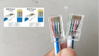 Crossover cable  Make Ethernet RJ45  NETVN [upl. by Ahsenrad]