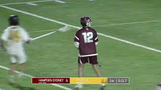 HampdenSydney vs Pfeiffer Mens Lacrosse [upl. by Cirone]