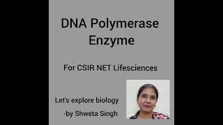 DNA Polymerase Enzyme Molecular Biology [upl. by Airpal1]