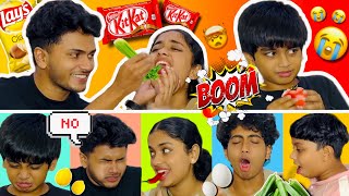 BEST or WORST Food Challenge🤮5 Colours Food Challenge video😂 [upl. by Hahsi]