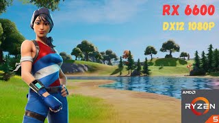 RX 6600  Ryzen 5 3600│DirectX12 Low │Fortnite Chapter 5 Season 1 [upl. by Cul145]