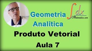 GRINGS  Geometria Analítica  Produto Vetorial  Aula 7 [upl. by Yelkao134]