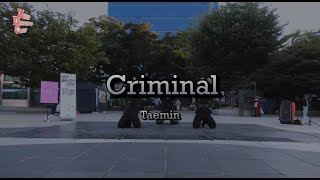 버스킹 TAEMIN태민  CRIMINAL DANCE COVER [upl. by Kries]