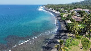 SENGGIGI BEACH LOMBOK IN 4K DRONE [upl. by Okiram]