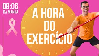 🔴 GINÁSTICA COM CABO DE VASSOURA  A HORA do Exercício  Quinta às 0806  Aurélio Alfieri 019 [upl. by Lionello]